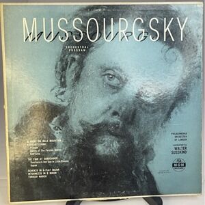 Mussorgsky Orchestral Program Walter Susskind Philharmonia MGM E3030 Mono LP